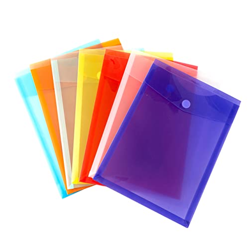 KICHOUSE 7 Teiliger Aktenhalter Schreibtisch Organizer Ordner Mit Mehreren Taschen Transparente Aufbewahrungstasche Federmäppchen Akten Organizer Desktop Projektordner von KICHOUSE