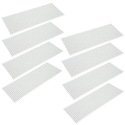 KICHOUSE 8 Blatt Dekorative Strass Aufkleber für Scrapbooking Bastelprojekte und Notizbücher Selbstklebende Gesicht Gems für Kreative Anwendungen von KICHOUSE
