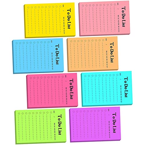 KICHOUSE 8 Fluoreszierende Haftnotizen Zubehör beachten Notenvorrat nützlicher Memo-Sticker Büro-Memo-Aufkleber Notizblöcke für den täglichen Gebrauch Hauszubehör Papier KICHOUSE 8 Fluoreszierende Haftnotizen Zubehör beachten Notenvorrat nützlicher Memo-Sticker Büro-Memo-Aufkleber Notizblöcke für den täglichen Gebrauch Hauszubehör Papier von KICHOUSE