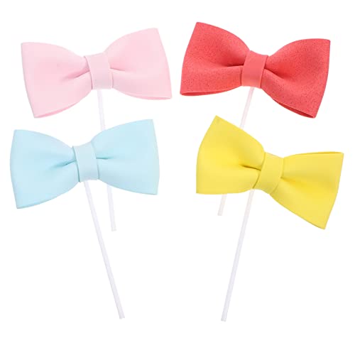 KICHOUSE 8 Stück Bunte Bogendekoration Kuchen -Topper Erste Geburtstagstorte Topper Kuchenschmuck Bowknot-Cupcake-Topper Geburtstagskuchenverzierungen Dessert-Topper Schaum KICHOUSE 8 Stück Bunte Bogendekoration Kuchen -Topper Erste Geburtstagstorte Topper Kuchenschmuck Bowknot-Cupcake-Topper Geburtstagskuchenverzierungen Dessert-Topper Schaum von KICHOUSE