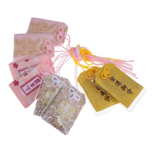 KICHOUSE 8 Stück Japanisches Omamori Reichtums Segen Charm Für Glück Und Vermögen Traditionelle Hängende Schützende Anhänger DIY Charm KICHOUSE 8 Stück Japanisches Omamori Reichtums Segen Charm Für Glück Und Vermögen Traditionelle Hängende Schützende Anhänger DIY Charm von KICHOUSE
