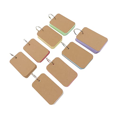 KICHOUSE 8 Stück Nachrichtenpapier Studiennotiz Q Schreibwaren regiert Glänzend Karton schwarz für bunt Karteikarten Wortkarten DIY-Memokarten Nachrichtenkarten Graffiti -Karten Memo-Papier von KICHOUSE