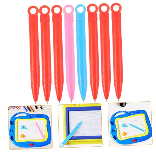 KICHOUSE 8 Stück Stifte für magnetische Zeichentafeln magnetisches Whiteboard magnetisches Zeichenbrett maltisch für diamentpaiting Kinderkunst Magnetstifte für Zeichentafeln von KICHOUSE