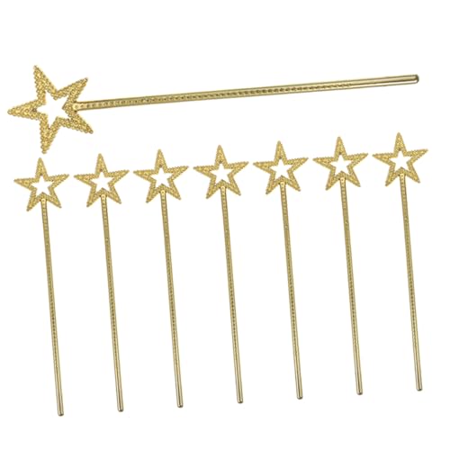 KICHOUSE 8 Stück Zauberstab kinderkleider kinderkleidung costume toys Blasen für in großen Mengen LED- Neuheit Feenstäbe Requisiten für Tanzaufführungen Plastik Golden KICHOUSE 8 Stück Zauberstab kinderkleider kinderkleidung costume toys Blasen für in großen Mengen LED- Neuheit Feenstäbe Requisiten für Tanzaufführungen Plastik Golden von KICHOUSE