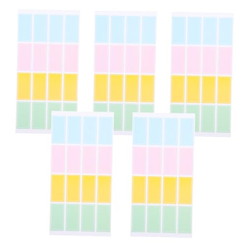 KICHOUSE 80 Stück Beschriftbare Haftetiketten Wasserdichte Klassifizierungsaufkleber für Namenstags Lebensmittelsortierung Praktische Bunte Klebeetiketten KICHOUSE 80 Stück Beschriftbare Haftetiketten Wasserdichte Klassifizierungsaufkleber für Namenstags Lebensmittelsortierung Praktische Bunte Klebeetiketten von KICHOUSE