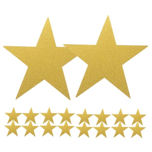 KICHOUSE 80 Stück Teiliges Glitter Fünf Punkte Stern Papier Farbenfrohe Lichtechte Sternausstanzungen für DIY Bastelprojekte Kreative Kinderaktivitäten und Dekorative Klassenraumtafeln KICHOUSE 80 Stück Teiliges Glitter Fünf Punkte Stern Papier Farbenfrohe Lichtechte Sternausstanzungen für DIY Bastelprojekte Kreative Kinderaktivitäten und Dekorative Klassenraumtafeln von KICHOUSE