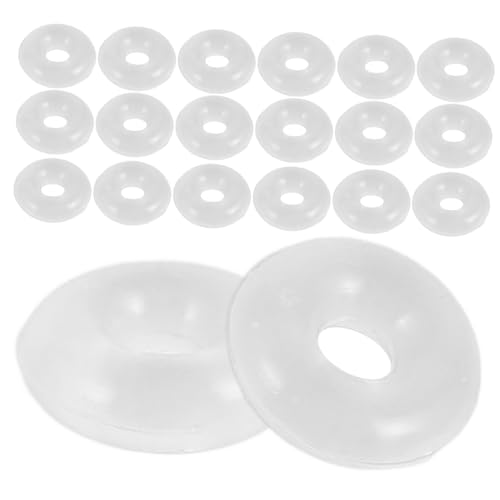 KICHOUSE 80Stücke Transparente Silikondichtungen für Charms Kompatibel mit Schlangenketten Bettelarmbändern Gummidichtungen für Sicheren Halt für Schmuckgestaltung Langlebig von KICHOUSE
