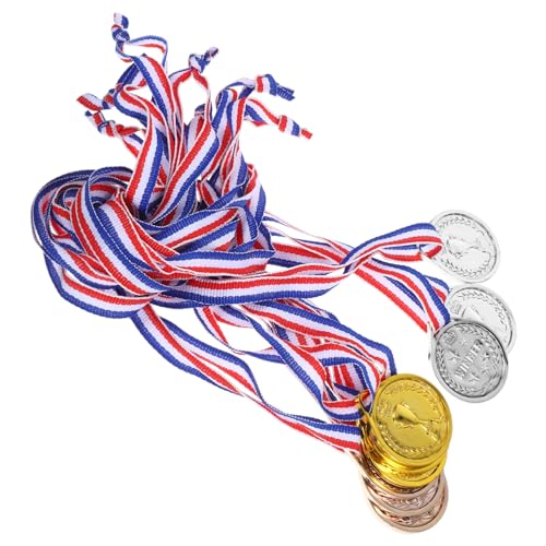 KICHOUSE 9Stücke Medaillen für Medaillen mit Band Sportmedaillen für Schulwettkämpfe Belohnungspreise für Kindergeburtstag Auszeichnungen KICHOUSE 9Stücke Medaillen für Medaillen mit Band Sportmedaillen für Schulwettkämpfe Belohnungspreise für Kindergeburtstag Auszeichnungen von KICHOUSE