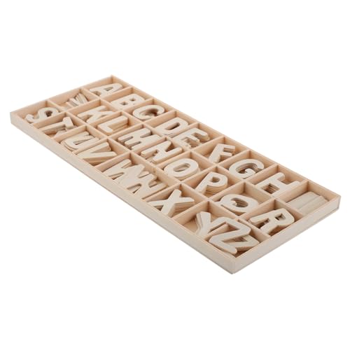 KICHOUSE Alphabet-Set Aus Holz Lernspielzeug Basteln Aufbewahrungstablett Heimdekoration 26 Buchstaben Lernspielzeug KICHOUSE Alphabet-Set Aus Holz Lernspielzeug Basteln Aufbewahrungstablett Heimdekoration 26 Buchstaben Lernspielzeug von KICHOUSE