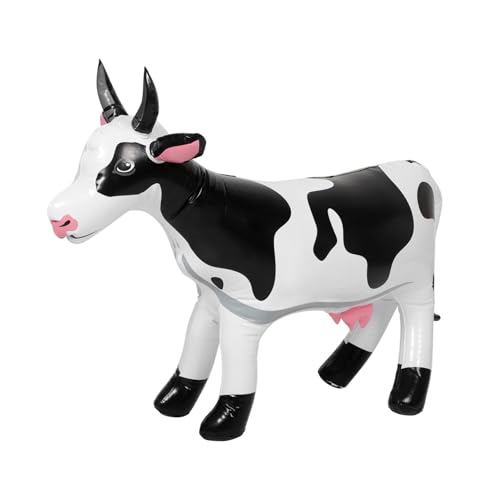 KICHOUSE Aufblasbare Kuh Große Dekoration für Bauernhof Themenpartys Wiederverwendbare Tierfigur für und Außenbereich Sicher und Leicht zu Transportieren für Kindergeburtstage und KICHOUSE Aufblasbare Kuh Große Dekoration für Bauernhof Themenpartys Wiederverwendbare Tierfigur für und Außenbereich Sicher und Leicht zu Transportieren für Kindergeburtstage und von KICHOUSE