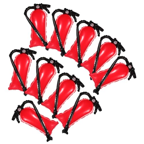 KICHOUSE Feuerlöscher-luftballons für Geburtstage 10 Stück Geformte Dekorationen Feuerwehr-party-zubehör Aufgeblasenes Spielzeug von KICHOUSE