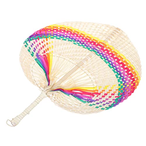KICHOUSE Bamboo Woven Handfächer Handgemachter Chinesischer Fächer für Wanddekoration Partygeschenke und Fotografie Leichter und Langlebiger Sommerspender KICHOUSE Bamboo Woven Handfächer Handgemachter Chinesischer Fächer für Wanddekoration Partygeschenke und Fotografie Leichter und Langlebiger Sommerspender von KICHOUSE