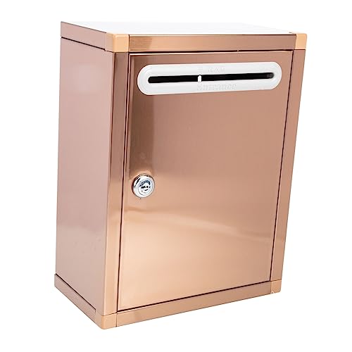 KICHOUSE Box Edelstahl Mailbox Hängend Business Ist Montiert Innen Groß Modern Büro Kommentar Brief Kaution Golden KICHOUSE Box Edelstahl Mailbox Hängend Business Ist Montiert Innen Groß Modern Büro Kommentar Brief Kaution Golden von KICHOUSE