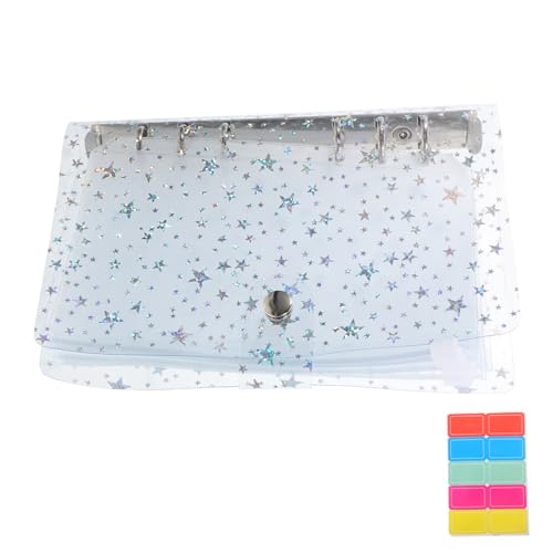 KICHOUSE Budget Planer Ringbuch Weiß mit Reißverschlusstaschen Nachfüllbares Softcover Notizbuch für Geldorganisation Multifunktionaler Organizer und Dokumentenhalter für Sparen und von KICHOUSE