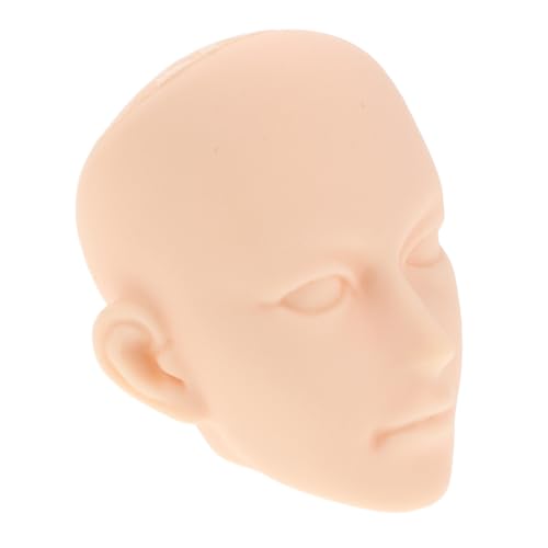 KICHOUSE DIY Puppenkopf Für Make Up Und Neulackierung Ersatzteil Für Bjd Puppen Weicher Kunststoff Für Puppenzubehör Und Handwerksprojekte Puppenköpfe von KICHOUSE