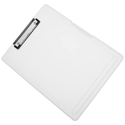 KICHOUSE Dateiboxordner Pflege Zwischenablage zur Dokumentenspeicherung Datei Board Tafel Planke Krankenschwester Zwischenablage Büro -Plastikklemme Rostfreier Stahl Transparent von KICHOUSE