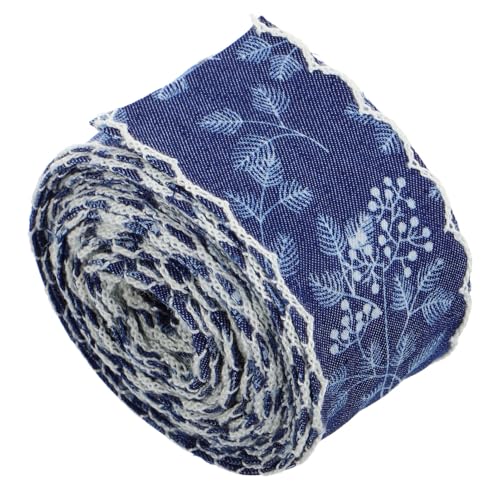 KICHOUSE Handgemachtes Denim-fransenband Mit Jakobsmuschelrand Für Herrenjeans Haar-Accessoires von KICHOUSE