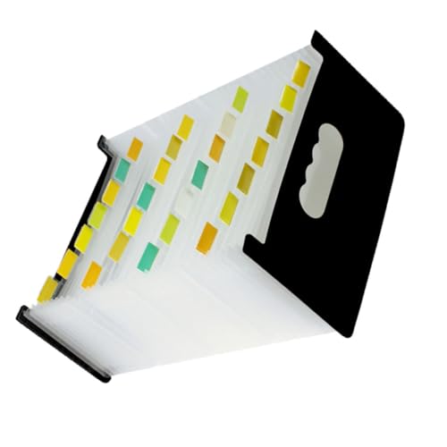 KICHOUSE Dokumentenordner Dateiorganizer Fächer Für Büro Schule Und Zuhause Zur Effizienten Aufbewahrung Von Rechnungen KICHOUSE Dokumentenordner Dateiorganizer Fächer Für Büro Schule Und Zuhause Zur Effizienten Aufbewahrung Von Rechnungen von KICHOUSE