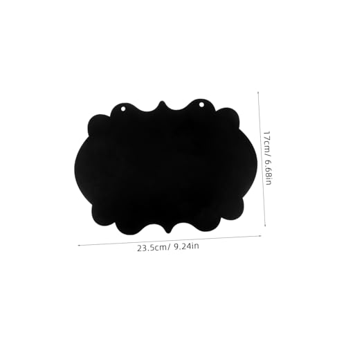 KICHOUSE Doppelseitige Schiefertafel mit Juteseil zum Aufhängen Abwischbare Kreidetafel Holzschild Multifunktionales Memoboard für Küche Hochzeit Wohnraumdekoration von KICHOUSE