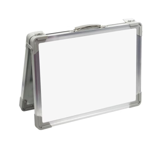 KICHOUSE Doppelseitiges Magnetisches Mini Whiteboard Tragbares Zeichenbrett für Büro Schule Küche und mit Glatter Schreiboberfläche und Schutz für Gruppenunterricht und Kreative von KICHOUSE
