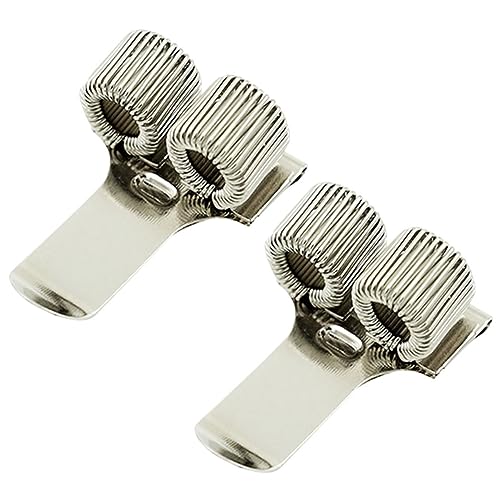 KICHOUSE Einstellbare Feder Metall Stift Clip Doppel Loch Metall Stift Klemme Carbon von KICHOUSE
