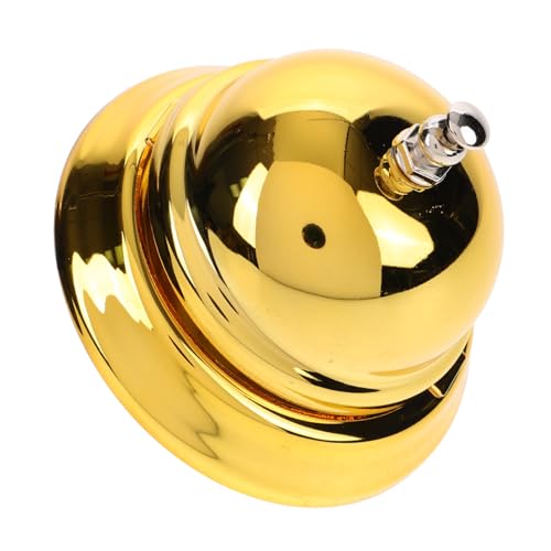 KICHOUSE Empfangsglocke Drücken Laute Rufglocke Hand Service Glocke Schreibtischklingel Für Den Empfang, Rostfrei Tisch Glocke Haustier Glocke Klassenzimmer Glocke Große Rufglocken Golden KICHOUSE Empfangsglocke Drücken Laute Rufglocke Hand Service Glocke Schreibtischklingel Für Den Empfang, Rostfrei Tisch Glocke Haustier Glocke Klassenzimmer Glocke Große Rufglocken Golden von KICHOUSE