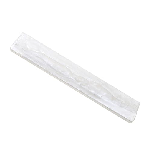 KICHOUSE Epoxidharz Handgelenkauflage für Tastatur Weißer Ergonomischer Handstütze Unterstützt die Handhaltung Lindert Schmerzen für KICHOUSE Epoxidharz Handgelenkauflage für Tastatur Weißer Ergonomischer Handstütze Unterstützt die Handhaltung Lindert Schmerzen für von KICHOUSE