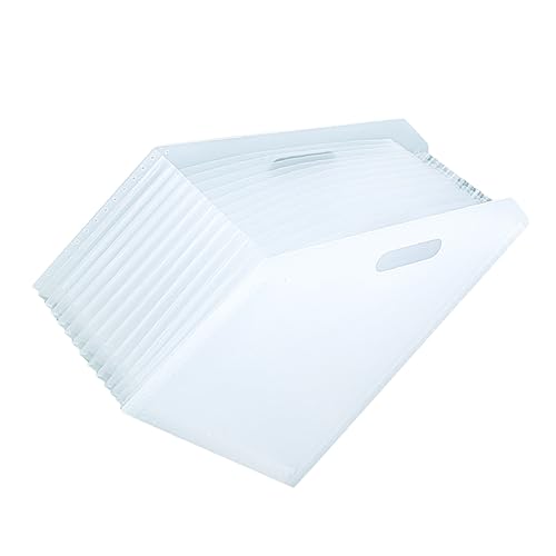 KICHOUSE Erweiterbarer Dokumentenordner mit Fächern Transparente Aufbewahrungslösung für Schreibtisch Multifunktionaler Datei Organizer für Rechnungen Briefe und Kataloge KICHOUSE Erweiterbarer Dokumentenordner mit Fächern Transparente Aufbewahrungslösung für Schreibtisch Multifunktionaler Datei Organizer für Rechnungen Briefe und Kataloge von KICHOUSE
