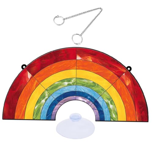 KICHOUSE Exquisites Regenbogen-hängedekor Aus Acryl Für Fensterdekoration Für Garten Balkon Und Feste von KICHOUSE