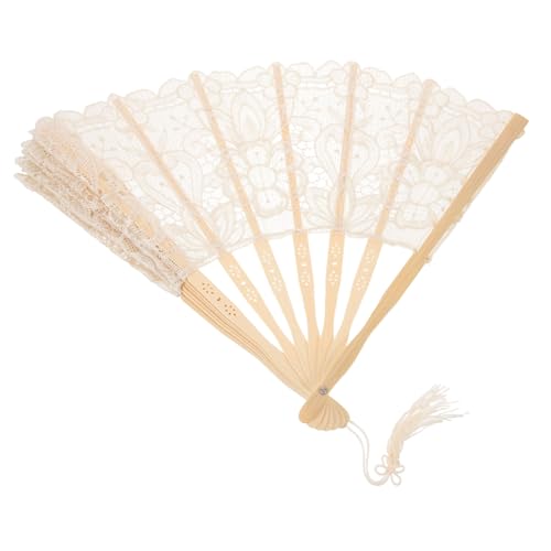 KICHOUSE Faltbarer Handfächer Eleganter Dekorativer Fächer mit Quaste für Hochzeiten Tänze Sommerpartys und Fotografie Requisiten KICHOUSE Faltbarer Handfächer Eleganter Dekorativer Fächer mit Quaste für Hochzeiten Tänze Sommerpartys und Fotografie Requisiten von KICHOUSE