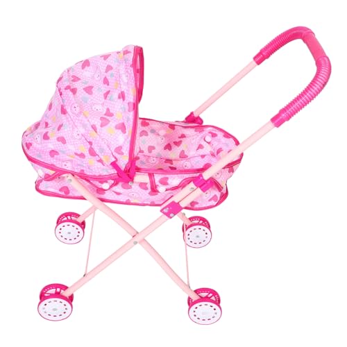 KICHOUSE Faltbarer Puppenwagen Mit Verstellbarem Griff Farben Realistisches Für Fördert Rollenspiele Und Soziale Interaktion Für Aktivitäten KICHOUSE Faltbarer Puppenwagen Mit Verstellbarem Griff Farben Realistisches Für Fördert Rollenspiele Und Soziale Interaktion Für Aktivitäten von KICHOUSE