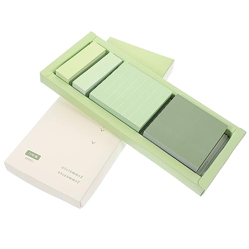 KICHOUSE Haftnotizblock Aufkleber Liste Kinderetiketten Bunt Groß Memo Abnehmbar Farbige Tabs Büro Schreibtisch Schulbedarf Buchzubehör Seitenregister Papier Grün KICHOUSE Haftnotizblock Aufkleber Liste Kinderetiketten Bunt Groß Memo Abnehmbar Farbige Tabs Büro Schreibtisch Schulbedarf Buchzubehör Seitenregister Papier Grün von KICHOUSE