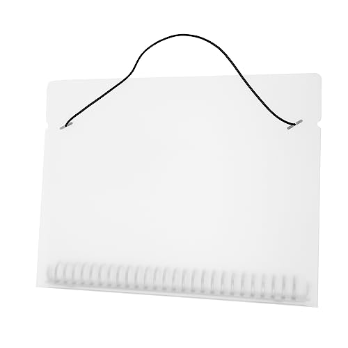 KICHOUSE Handbuch Binder Notizbuch mit Sparordner Notizblock-Abdeckung Ordnerhülle Handbuchcover Binder lichtdurchlässige Abdeckung Handbuch durchsichtiger Einband Abdeckung des Planers pp von KICHOUSE