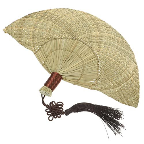 KICHOUSE Handgefertigter Wellenfächer aus Geflochtenem Stroh Vintage Design für Sommerpartys Hochzeiten Stranddeko Leicht Tragbar Handventilator für Drinnen Draußen KICHOUSE Handgefertigter Wellenfächer aus Geflochtenem Stroh Vintage Design für Sommerpartys Hochzeiten Stranddeko Leicht Tragbar Handventilator für Drinnen Draußen von KICHOUSE