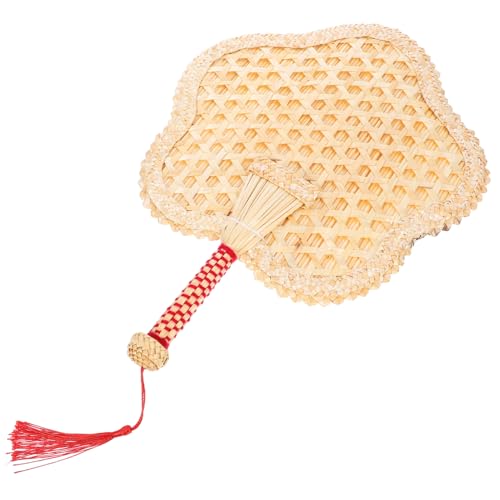 KICHOUSE Handgewebter Fächer aus Stroh Handventilator für Sommerpartys Leichter und Praktischer Kühlfächer für Outdoor Events und Fotorequisiten Zufälliger Stil KICHOUSE Handgewebter Fächer aus Stroh Handventilator für Sommerpartys Leichter und Praktischer Kühlfächer für Outdoor Events und Fotorequisiten Zufälliger Stil von KICHOUSE