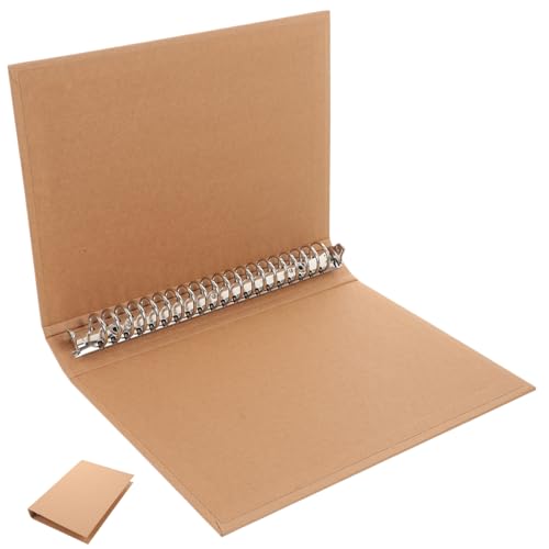 KICHOUSE Loseblatt-bucheinband Bindemittel Wiederverwendbar Schutz Zeitschrift Für Notizbuch Schlüssel Ordnerabdeckung Hülse Notebook-hülle Notizblock-hülle Planerordner Kraftpapier KICHOUSE Loseblatt-bucheinband Bindemittel Wiederverwendbar Schutz Zeitschrift Für Notizbuch Schlüssel Ordnerabdeckung Hülse Notebook-hülle Notizblock-hülle Planerordner Kraftpapier von KICHOUSE