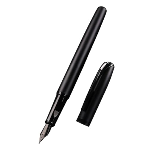 KICHOUSE Luxuriöser Füllfederhalter Für Kalligraphie Eleganter Business Geschenkstift Für Damen Passendem Tintenpatrone Titanium von KICHOUSE