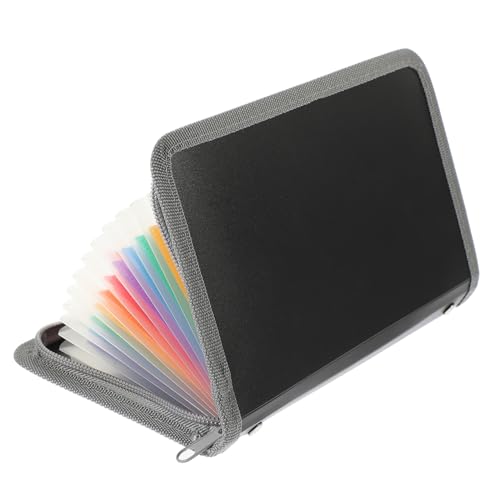 KICHOUSE Mini Plastischer Aktenordner mit Reißverschluss Mehrschichtiger Dokumentenorganizer Tragbarer Accordion Folder für Büro Schule und Zuhause Sortiermappe für Wichtige Dokumente KICHOUSE Mini Plastischer Aktenordner mit Reißverschluss Mehrschichtiger Dokumentenorganizer Tragbarer Accordion Folder für Büro Schule und Zuhause Sortiermappe für Wichtige Dokumente von KICHOUSE