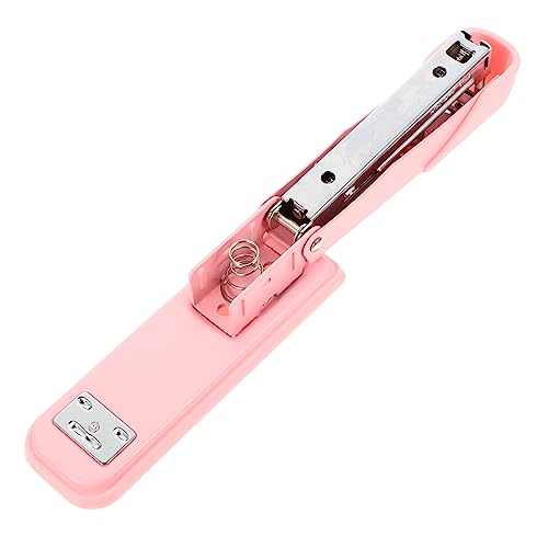KICHOUSE Multifunktionaler Hefter Handhefter Rosa Und Tragbar Schreibtisch Schreibwaren Desktop Kleiner Hefter Bürohefter Schwere Ausführung Notebook-hefter Metall von KICHOUSE
