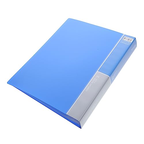 KICHOUSE Ordner für Dokumente PP Taschen Blauer Datei Organizer mit Fächern für Büro Schule und Zuhause zur Aufbewahrung von und Quittungen von KICHOUSE