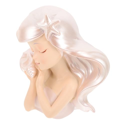 KICHOUSE Ornamente book shelves bücherregal geburtstags mitbringsel valentinsday hausdeko erste süß Figuren Party Mädchenstatue aus Harz Statue des Mädchenkopfes Harzhandwerk KICHOUSE Ornamente book shelves bücherregal geburtstags mitbringsel valentinsday hausdeko erste süß Figuren Party Mädchenstatue aus Harz Statue des Mädchenkopfes Harzhandwerk von KICHOUSE