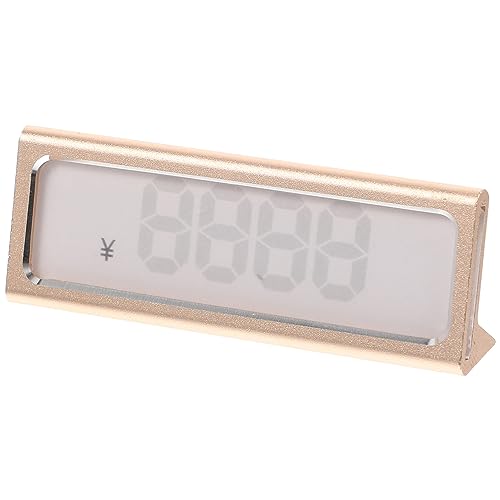 KICHOUSE Preisschild Anzeigetafel Rack Etiketten Anzeigenhalter Anzeigeständer LED Anzeige Für Schilderständer Aus Legierung Schreibtisch Kartenhalter Kostenschildhalter KICHOUSE Preisschild Anzeigetafel Rack Etiketten Anzeigenhalter Anzeigeständer LED Anzeige Für Schilderständer Aus Legierung Schreibtisch Kartenhalter Kostenschildhalter von KICHOUSE