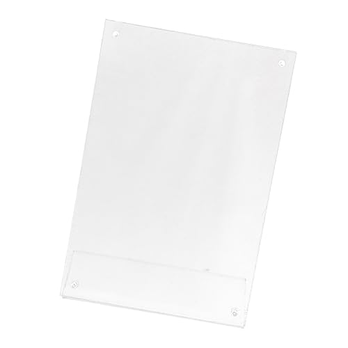 KICHOUSE Preisschild aus Acryl Etiketten für Drahtgestelle Zeichen Regaletikett Anzeige Tischschildhalter Ausstellungsstand Preisschildhalter stehender Schildhalter Hochzeitsschildständer von KICHOUSE