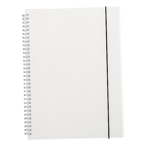 KICHOUSE Rasterpapier Notizbuch Aus Millimeterpapier Notizbuch Mit Trennwänden Raster-notizbuch Notizblock Für Studenten Hefte Für Die Schule Themenhefte Rostfreier Stahl von KICHOUSE