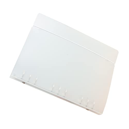 KICHOUSE Ringordner aus PP Kunststoff mit Rundringen Nachfüllbar für Lose für Notizbuch Scrapbooking und Dokumentenorganisation im Büro oder Zuhause von KICHOUSE