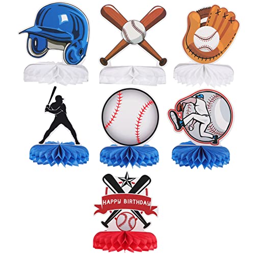 KICHOUSE Baseball-geburtstagsdekorationen Wabenornamente Sportparty-dekorationsset KICHOUSE Baseball-geburtstagsdekorationen Wabenornamente Sportparty-dekorationsset von KICHOUSE