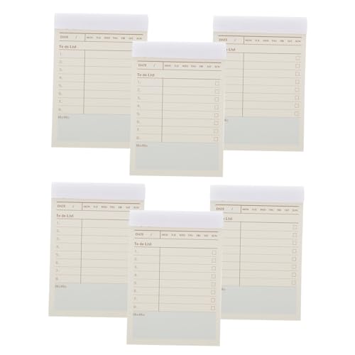 KICHOUSE Selbstklebende Notizblöcke Tragbare To Do Listen Memo Pads für Bürobedarf und Tägliche Planungen Langlebig Kreatives Design für Notizen und Ideen von KICHOUSE