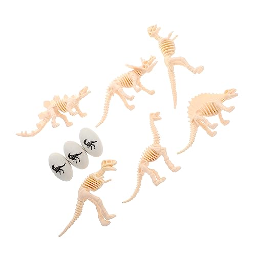 KICHOUSE 1 Set Dinosaurier Skelett Figuren Und Dinosaurier Eier Realistische Dino Modell Figuren Für Kuchen Dekoration Geburtstagsfeier Und Weihnachten 18 Teile Skelett Und 9 Teile Eier KICHOUSE 1 Set Dinosaurier Skelett Figuren Und Dinosaurier Eier Realistische Dino Modell Figuren Für Kuchen Dekoration Geburtstagsfeier Und Weihnachten 18 Teile Skelett Und 9 Teile Eier von KICHOUSE