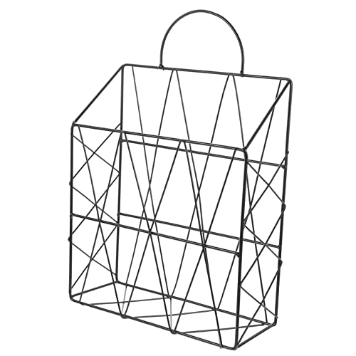 KICHOUSE Tragbarer Zeitungsständer Buchhalter Buchanzeige Buchständer Organizer Büro Schreibtisch Großes Bücherregal Zur Wandmontage Draht Wandbücherregal Exquisiter von KICHOUSE