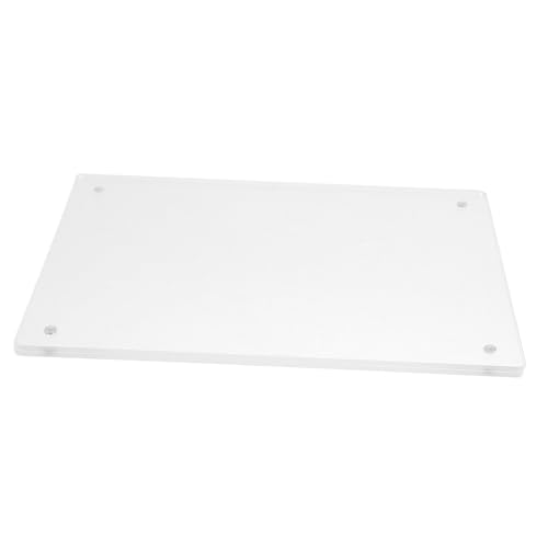 KICHOUSE Transparente Acryl-Anzeigetafel Platte steht für die Anzeige Stichworte Planke funkeln Aufkleber hochzeitsschild willkommensschild stehender Schildhalter Kosmetologie-Lizenzrahmen von KICHOUSE